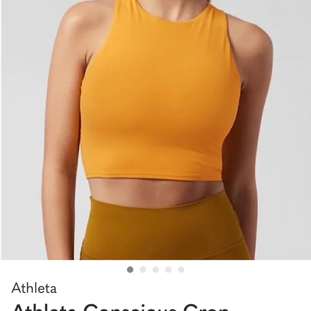 Athleta Conscious High Neck Long Line Bra Tank Top - Picture 3 of 8